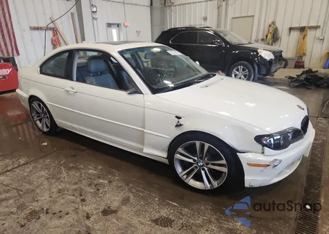 2004 BMW 330 Ci из США, поврежденный, VIN WBABD53424PL12145